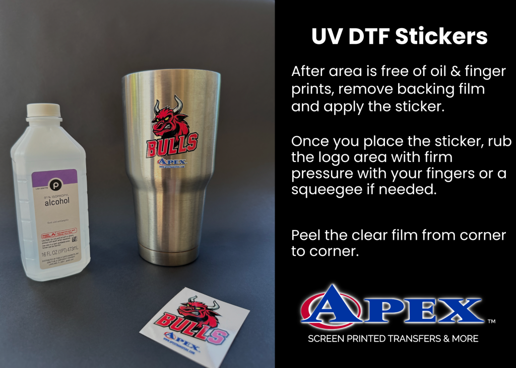 UV DTF Sticker Application 