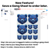New Gang Sheet Builder Feature