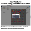 New Gang Sheet Builder Save for Later Option