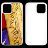 White iPhone case decorated with custom sublimation transfer graphic