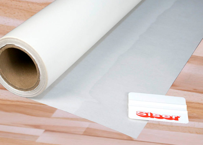 Roll of digital print film for heat transfer applications
