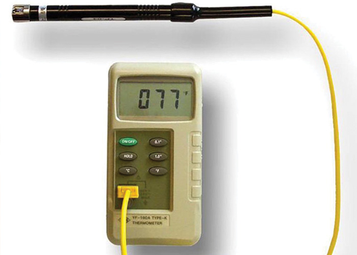 Heat press accessories including digital temperature gauge