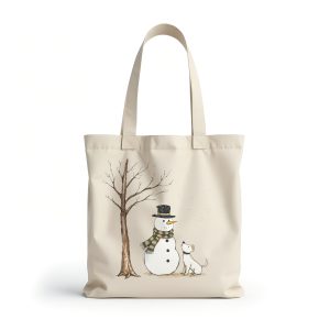 transfers for bags printed with Hot Printz™ DTF heat transfers on a white cotton canvas bag