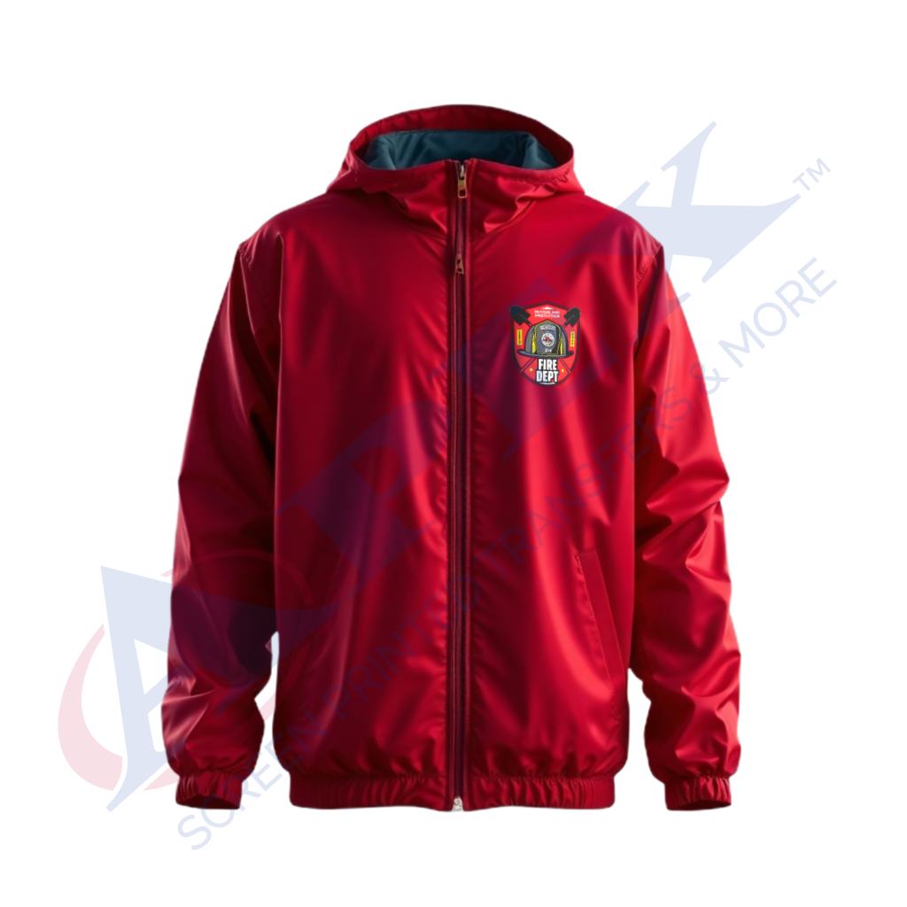 Nylon Jacket 02 With Hot Printz Dtf Transfer