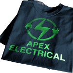 Electric HTV Custom Transfers by Apex